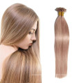 Best Quality Pre Bond U Tip Nail Hair Human Remy Hair Extension Straight Brazilian Real Natural Hair